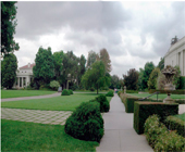 Existing pedestrian walk