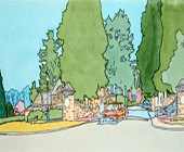 View of improved vehicular entry