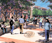 View of propsed campus entry