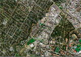 aerial view of existing medical center