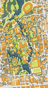 Illustrative of proposed master plan