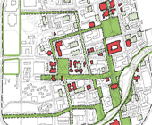 Diagram of proposed network of civic spaces