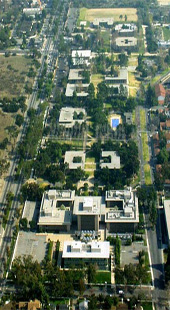 aerial view of existing conditions